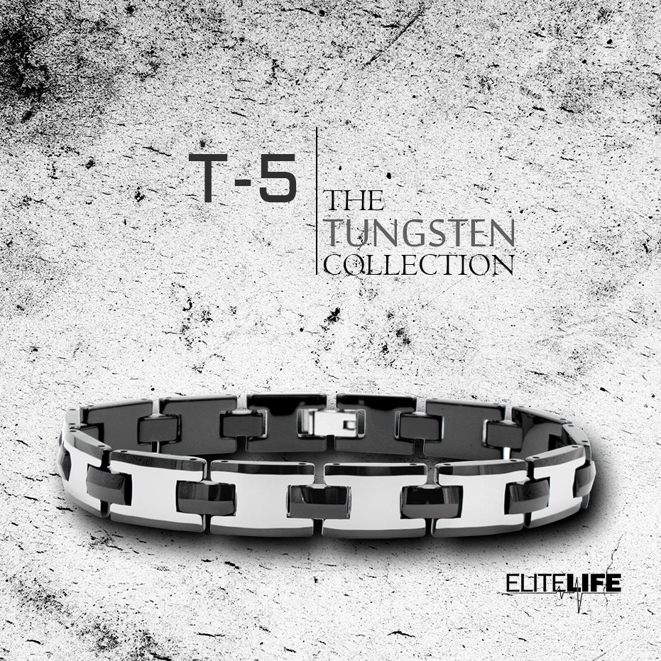 Tungsten frequency bracelet top
